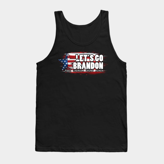 lets go brandon- make america great again Tank Top by Suarezmess